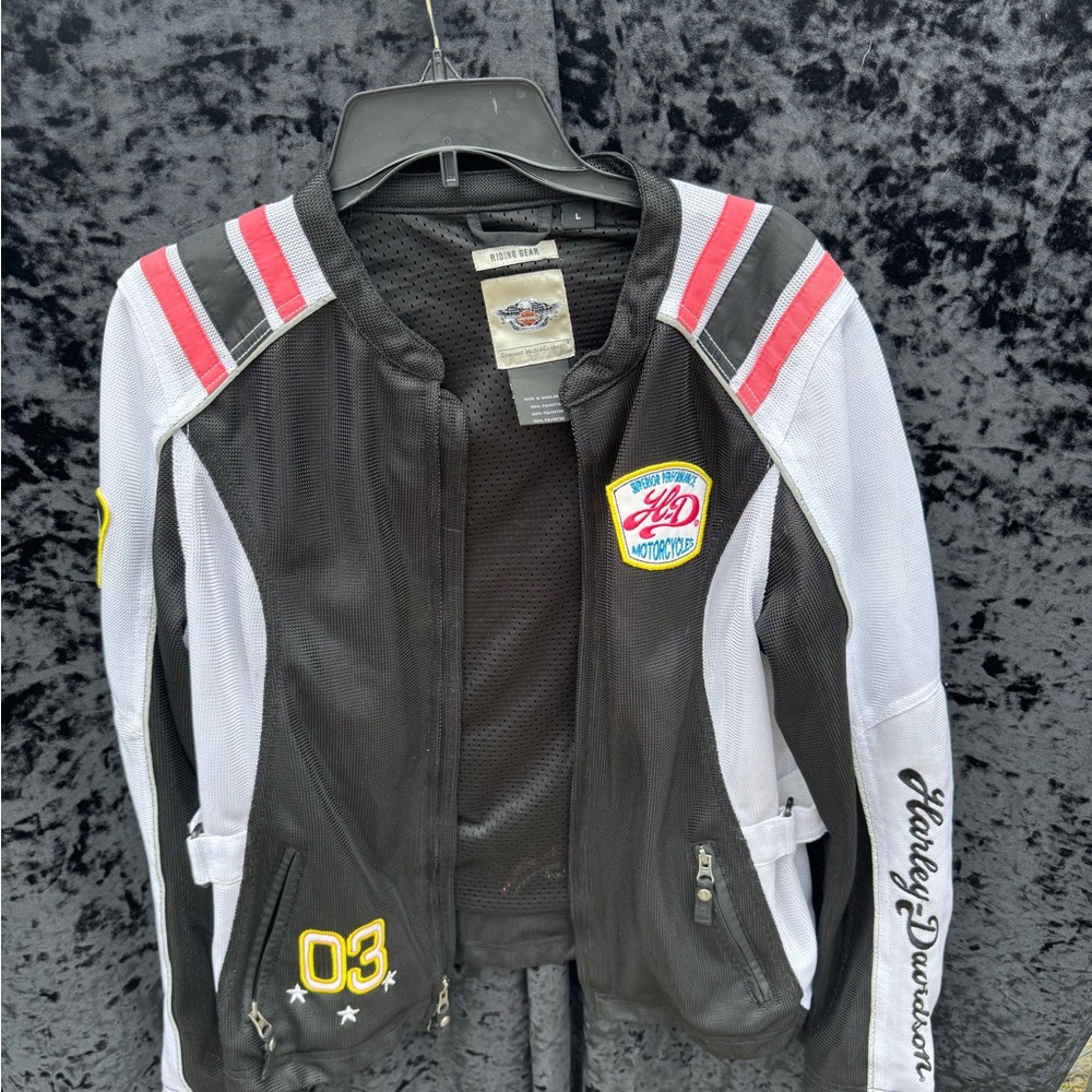 Harley-Davidson Black and White Jacket